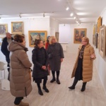 Saldus muzejā viesojās kolēģi no Gulbenes novada vēstures un māksla muzeja.