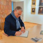 muzejā viesojās Kultūras ministrs Nauris Puntulis, lai iepazītos ar Saldus, Saldus novada un Jaņa Rozentāla atstāto kultūrvēsturisko mantojumu.