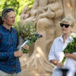 Kārļa Īles smilšu skulptūras “Pusmūžs” un izstādes “50 reizes apkārt saulei” svinīgā atklāšana