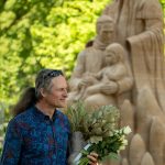 Kārļa Īles smilšu skulptūras “Pusmūžs” un izstādes “50 reizes apkārt saulei” svinīgā atklāšana