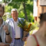 Kārļa Īles smilšu skulptūras “Pusmūžs” un izstādes “50 reizes apkārt saulei” svinīgā atklāšana