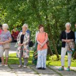 saules pulksteņa “Saldus saule Ellijas vēdeklī” atklāšanas pasākums