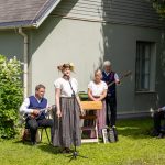 saules pulksteņa “Saldus saule Ellijas vēdeklī” atklāšanas pasākums