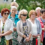 saules pulksteņa “Saldus saule Ellijas vēdeklī” atklāšanas pasākums