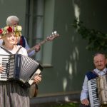 saules pulksteņa “Saldus saule Ellijas vēdeklī” atklāšanas pasākums