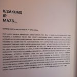 Izstādes “Iesākums ir mazs…” atklāšana