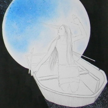 Sanitas Vatvares ilustrācija “Ceļā”.